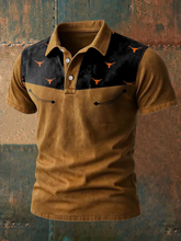 Bedruckte lässige Herren-Tops im westlichen Stil